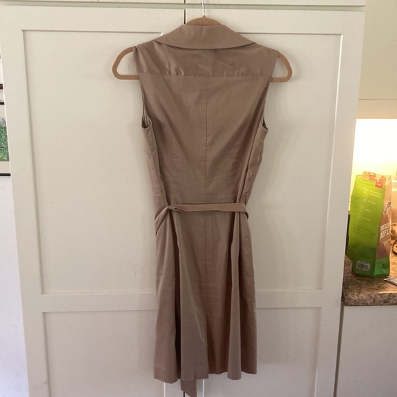Ann Taylor Khaki Summer Dress; Size 2 - Picture 4 of 6